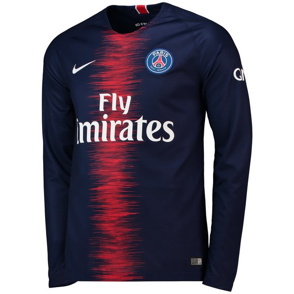 Camiseta Paris Saint Germain 1ª ML 2018-2019 Azul